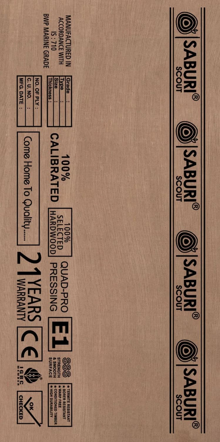 Saburi Scout 710 BWP plywood