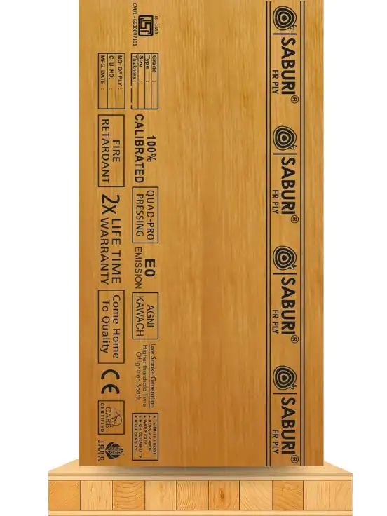 Saburi FR Block Board (IS: 1659) – fire retardant