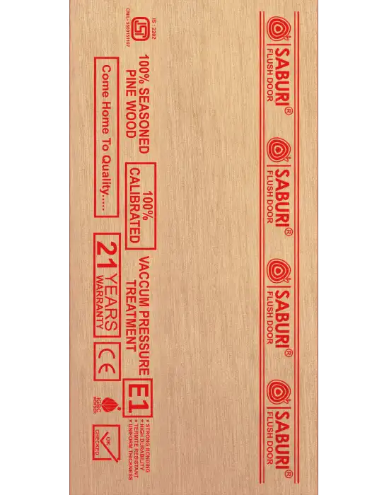 Saburi Flushdoor Gold full view